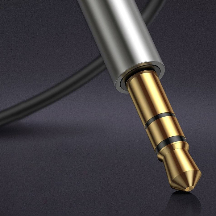 [PO ZWROCIE] Baseus BA01 odbiornik dźwięku Bluetooth 5.0 kabel USB adapter audio AUX jack czarny (CABA01-01)