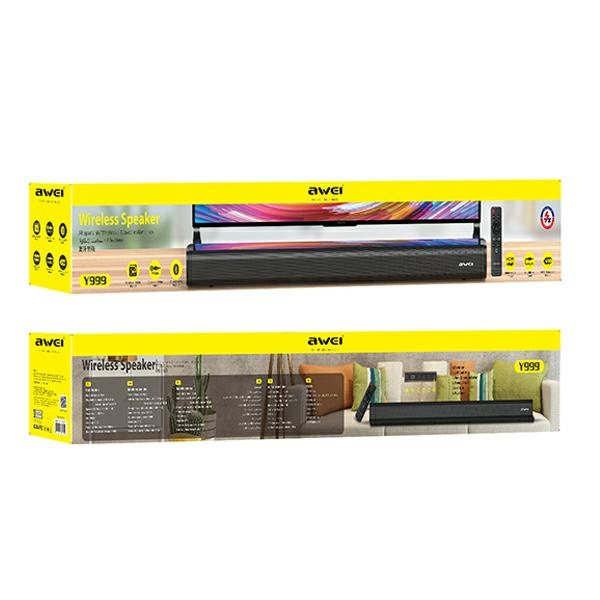 Soundbar AWEI Bluetooth 5.0 Y999 Czarny