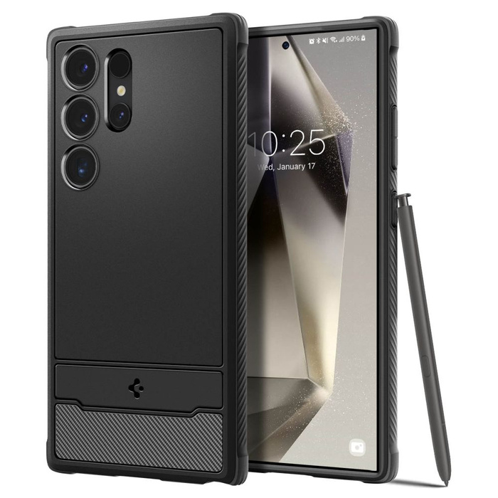 Etui Spigen Rugged Armor Samsung Galaxy S24 Ultra Matte Black Case