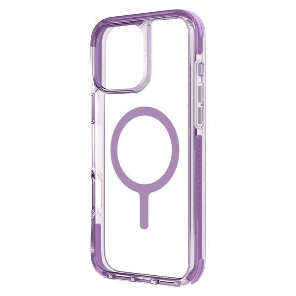 Etui UNIQ Combat iPhone 16 6.1" Magclick Charging różowy/grape pink