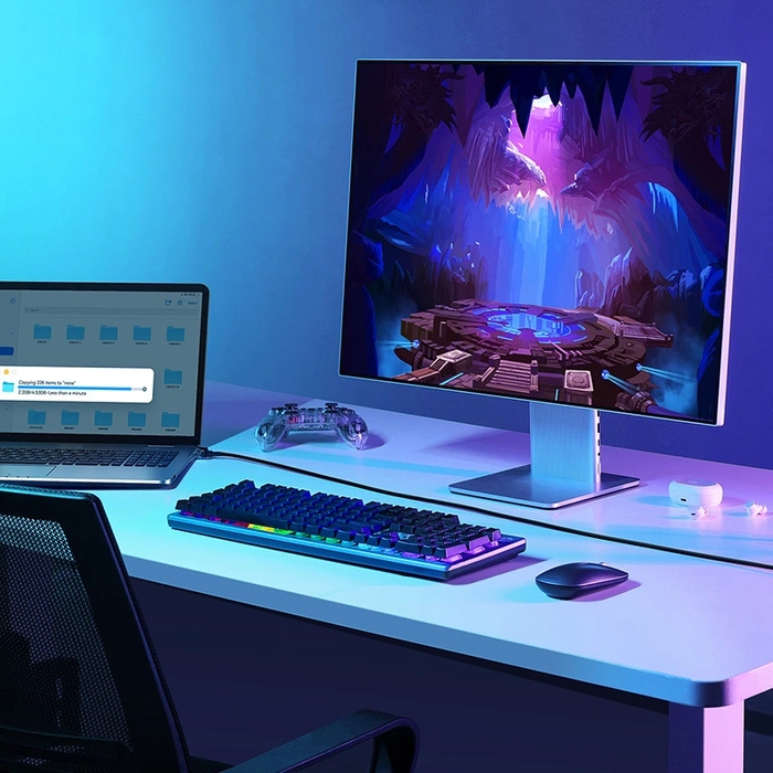 Płaski kabel sieciowy Baseus Ethernet RJ45, Gigabit, Cat.7, 2 m (czarny)