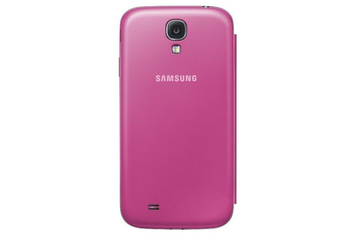 Futerał SAMSUNG Galaxy S4 SIV I9500 I9505 Pokrowiec Flip Etui EF-FI950BGESTA Pink Różowy