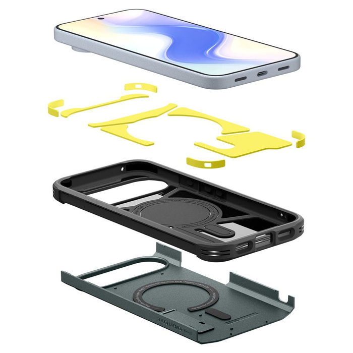 ETUI SPIGEN GOOGLE PIXEL 10 / 10 PRO TOUGH ARMOR MAG MAGSAFE ABYSS GREEN