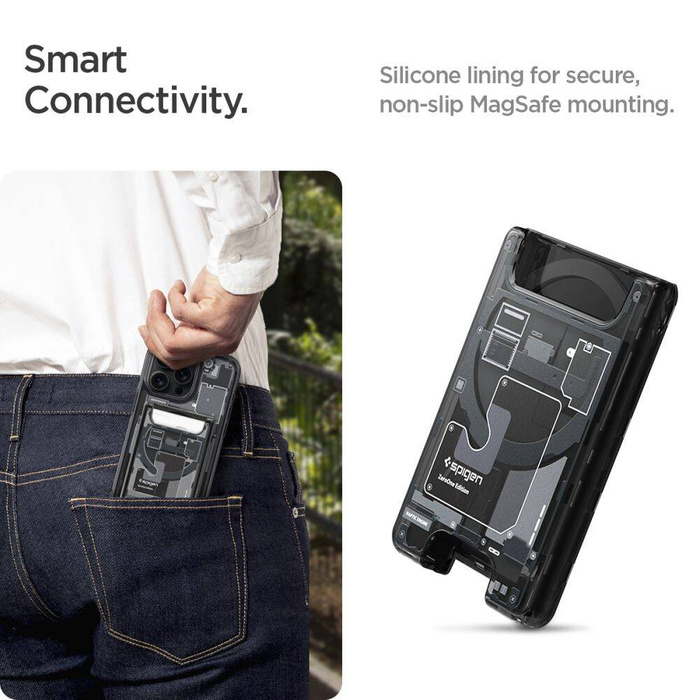 ETUI SPIGEN ULTRA HYBRID MAG MAGSAFE WALLET ZERO ONE