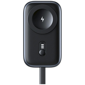 Ładowarka indukcyjna 2w1 Usams CD245 do Apple Watch z powerbankiem 1200mAh + kabel USB-C titanium