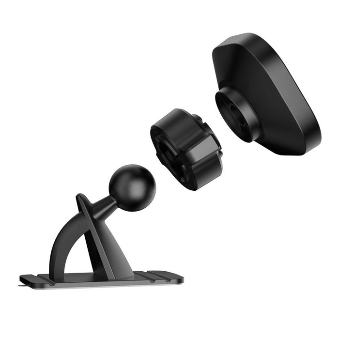 Dudao magnetyczny uchwyt samochodowy do smartfona czarny (F6C)