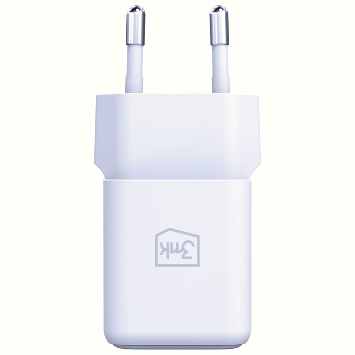 Ładowarka sieciowa 3MK Hyper GaN Charger 20W 1xUSB-A 1XUSB-C PD QC4+ biały