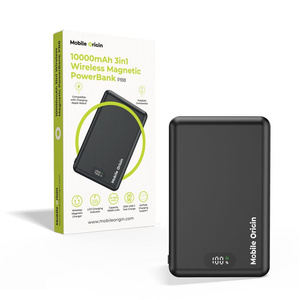 Mobile Origin PowerBank 10000mAh 3in1 Wireless Magnetic PowerBank PB8