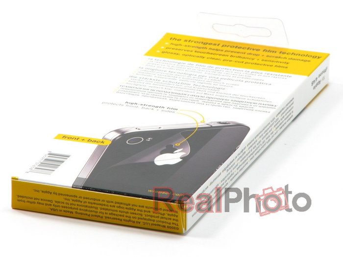 WRAPSOL Folia iPhone 4 4S Front TYŁ Boki