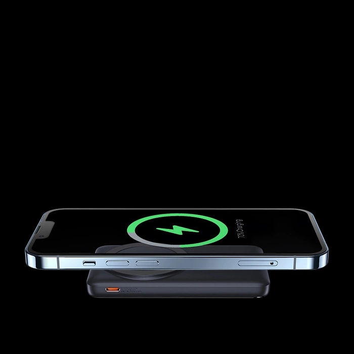 [PO ZWROCIE] Powerbank Baseus Magnetic Bracket z MagSafe 10000mAh 20W z kablem USB-C 0.5m Różowy