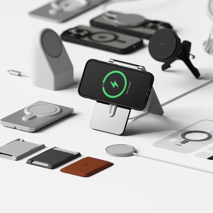 Etui Ringke Fusion Bold Magnetic Magsafe iPhone 15 Pro Max Matte Black Case