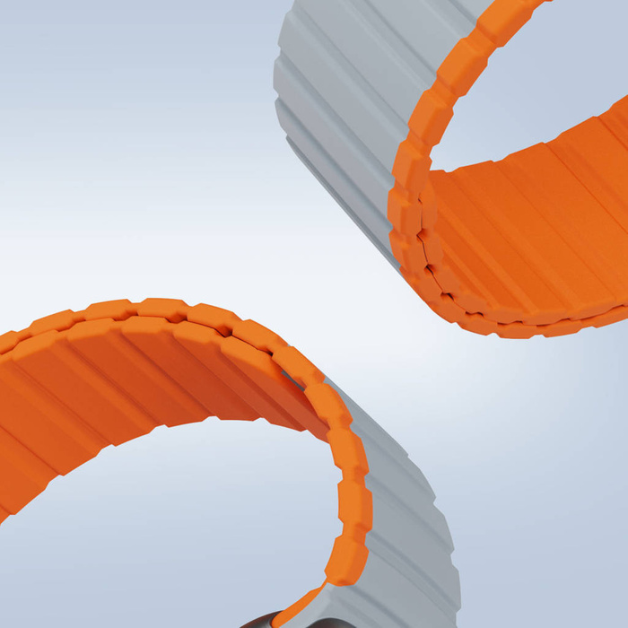 Magnetyczny pasek Apple Watch SE, 8, 7, 6, 5, 4, 3, 2, 1 (41, 40, 38 mm) Dux Ducis Strap (LD Version) - szaro-pomarańczowy