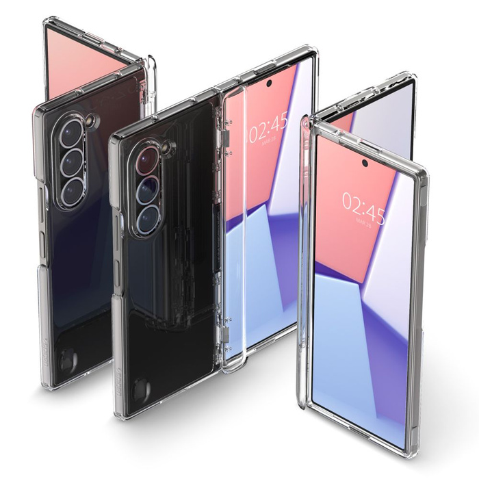 ETUI SPIGEN ULTRA HYBRID PRO GALAXY Z FOLD 6 CRYSTAL CLEAR
