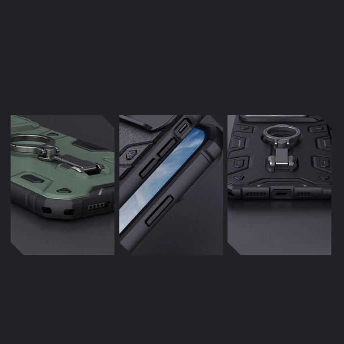 Etui Nillkin CamShield Armor Pro Magnetic Case etui iPhone 14 Pro Max magnetyczny pokrowiec MagSafe z osłoną na aparat czarne