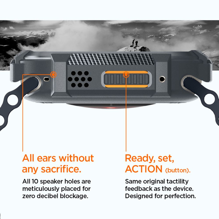 Etui Spigen Rugged Armor Apple Watch Ultra 1 / 2 (49 Mm) Dark Grey Case