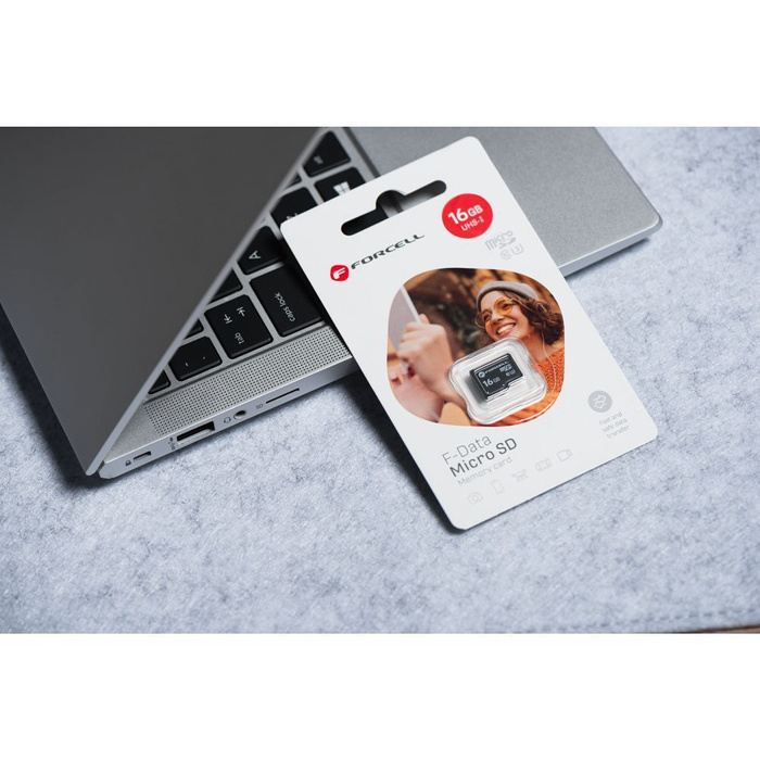 Karta microSD 16GB U3 class 10 Forcell F-Data czerwona