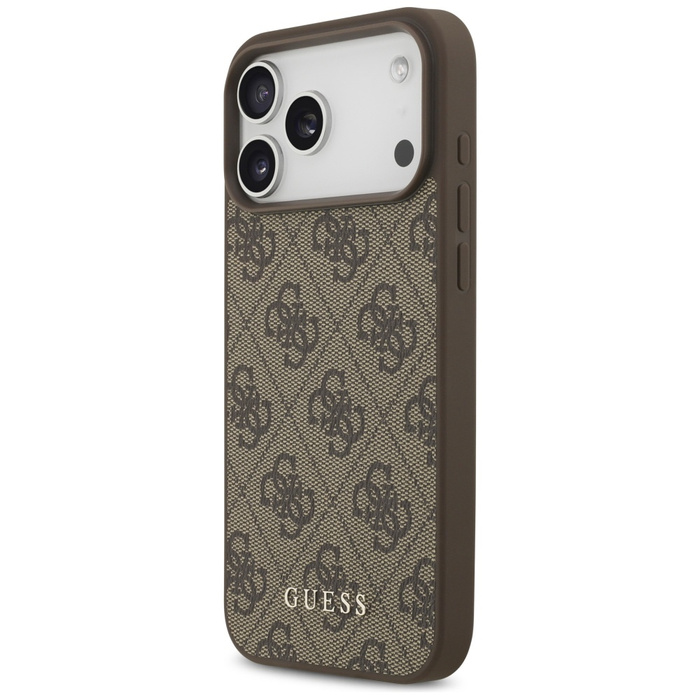 Etui Guess 4G Classic do iPhone 17 Pro   Max brązowy