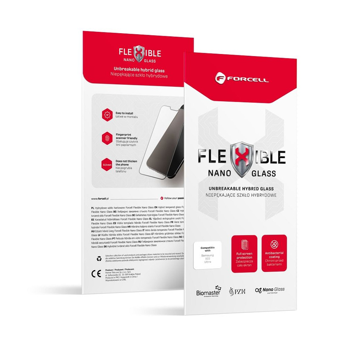 Szkło hybrydowe do iPhone 15 PLUS Forcell Flexible Nano Glass