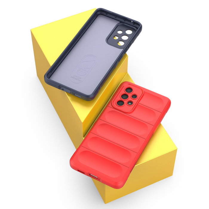 Magic Shield Case etui do Samsung Galaxy A53 5G elastyczny pancerny pokrowiec czerwony