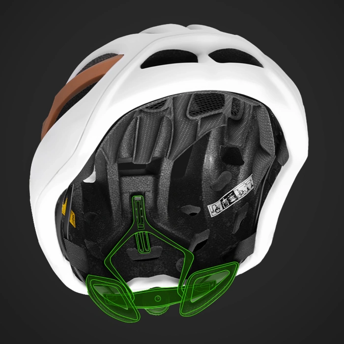 Kask rowerowy szosowy Wozinsky ultracienki L - taupe