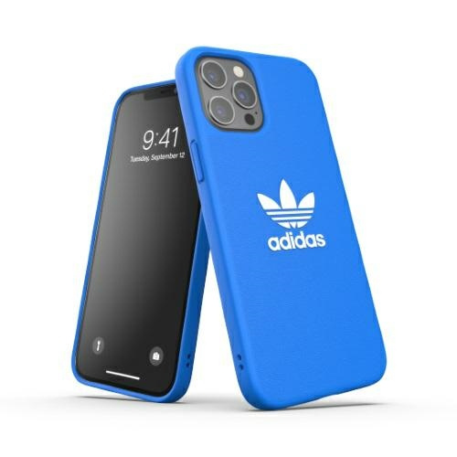 Etui Adidas OR Moulded Case BASIC iPhone 12 Pro Max niebiesko-biały/bluebird-white 42223