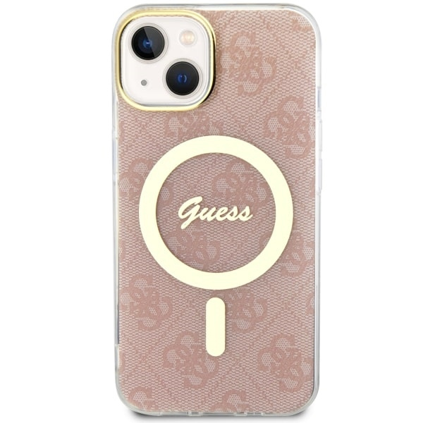 Etui Guess GUHMP14MH4STP iPhone 14 Plus 6.7" różowy/pink hardcase 4G MagSafe Case