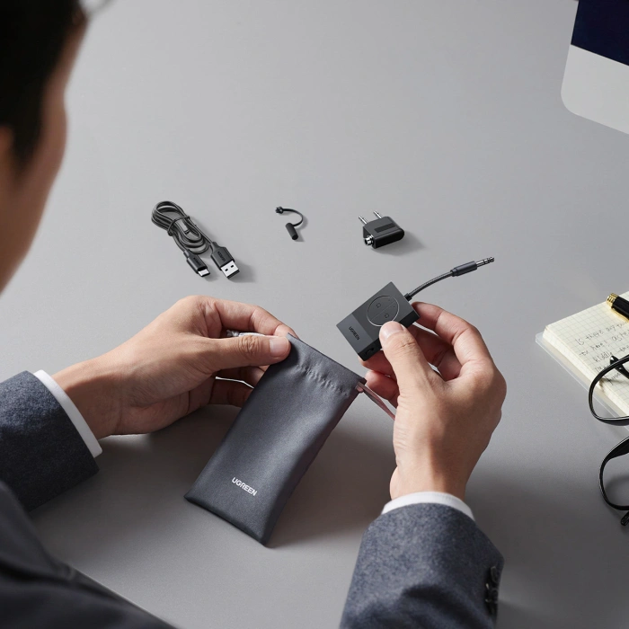 Transmiter Ugreen BT305 Bluetooth 5.4 - czarny