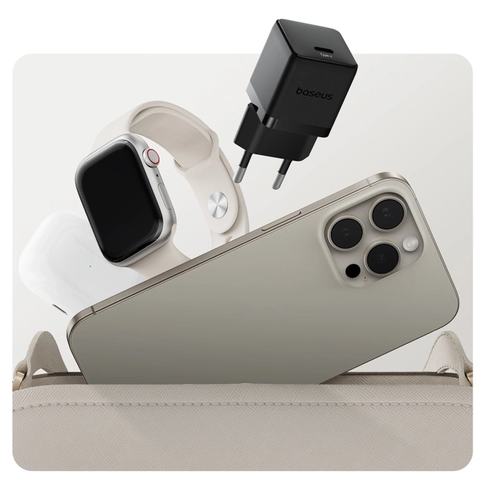 Ładowarka sieciowa Baseus Palm 20W USB-C - czarna