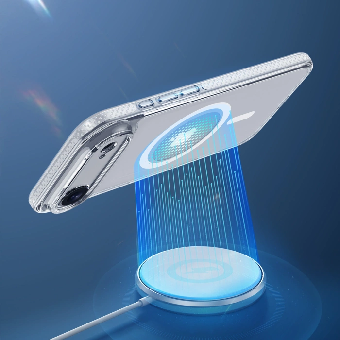 Etui Dux Ducis Clin Mag na iPhone 17 Air kompatybilne z MagSafe - przezroczyste