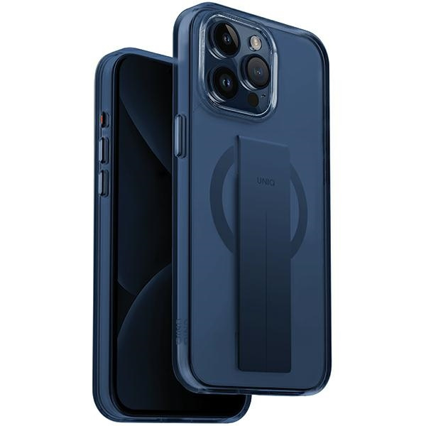 Etui UNIQ etui Heldro Mag iPhone 15 Pro Max 6.7" Magclick Charging niebieski/ultramarine deep blue Case