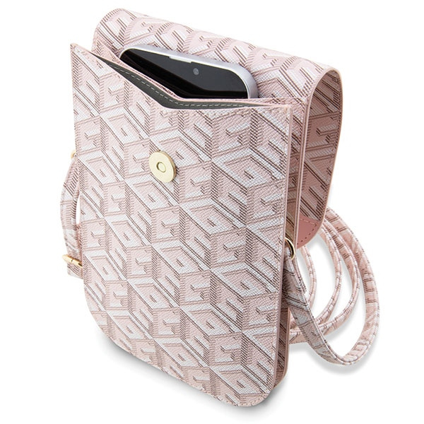 Guess Torebka GUWBHGCFSEP różowy/pink GCube Stripe