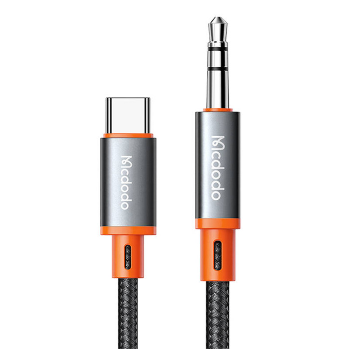 Kabel Mcdodo CA-0820 USB-C do mini jack 3.5mm AUX, 1.2m (czarny)