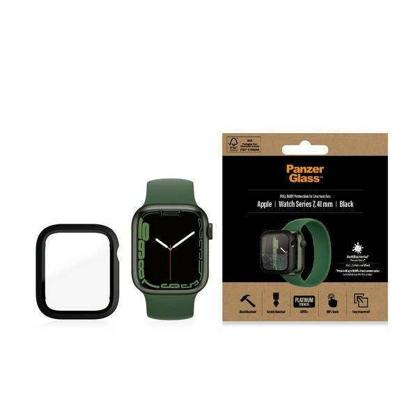 PanzerGlass Full Body Apple Watch 7 41mm czarny/black AB 3663