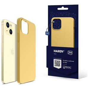 Etui 3MK Hardy Case iPhone 15 6.1" żółty/yellow MagSafe Case