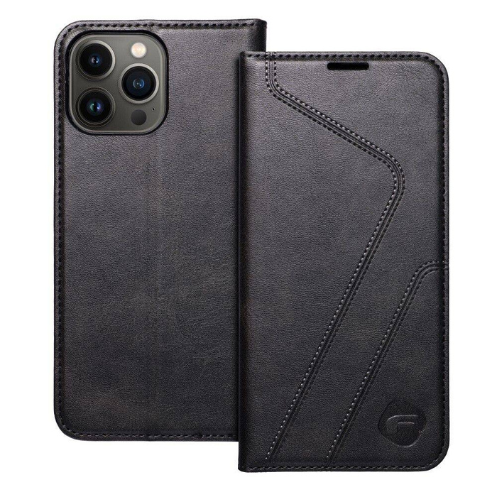 FORCELL F-PROTECT RFID Blocker Book kabura do IPHONE 13 Pro Max czarny