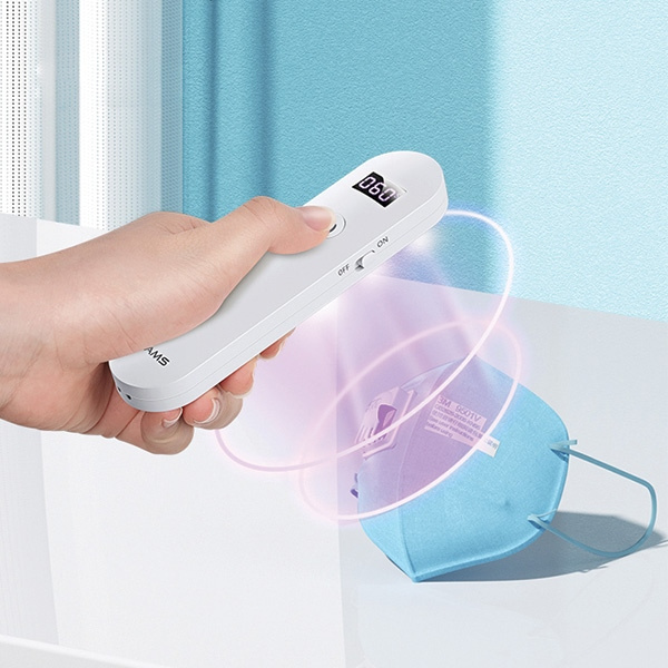 Lampa Dezynfekująca USAMS Mini UV-C Ręczna Biały