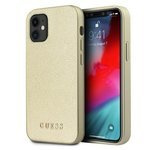 Etui GUESS Apple iPhone 12 Mini Iridescent Złoty Hardcase
