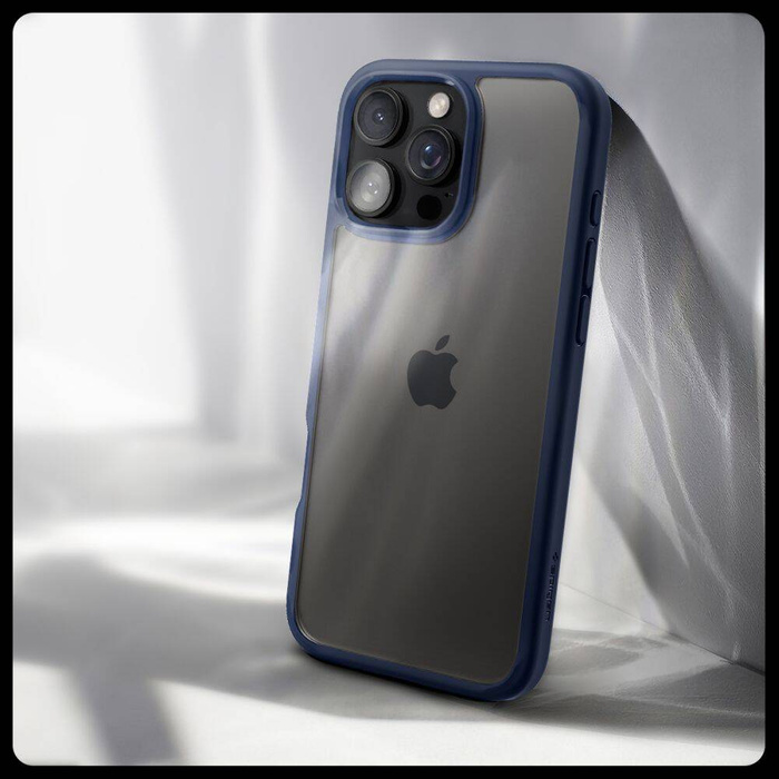 ETUI SPIGEN ULTRA HYBRID IPHONE 16 PRO NAVY BLUE
