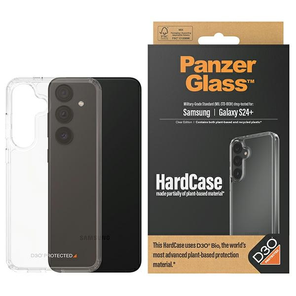 PanzerGlass HardCase Samsung S24+ S926 D3O 3xMilitary grade transparent 1211