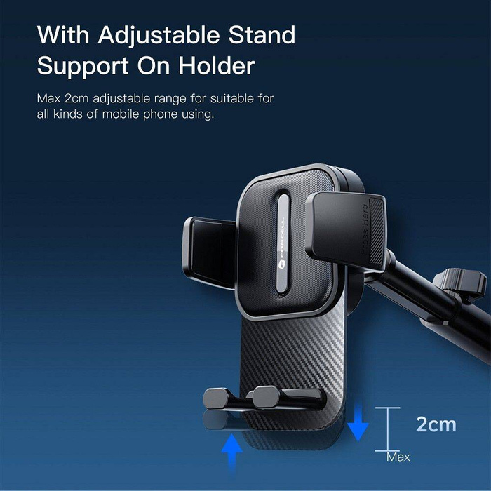 FORCELL F-Grip Guardian uchwyt samochodowy do szyby/deski czarny