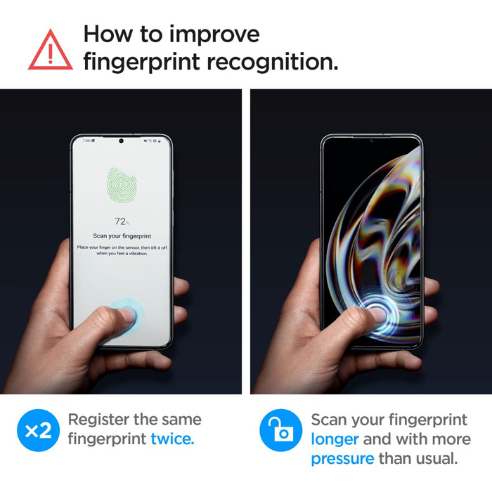 Szkło Hartowane Spigen Glas.tr ”ez Fit” 2-pack Galaxy S23 Plus Clear