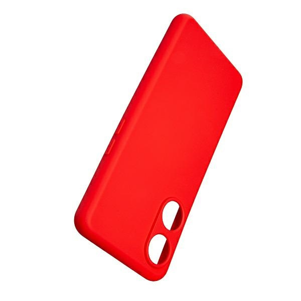 Beline Etui Silicone Oppo Reno 8Tczerwony /red