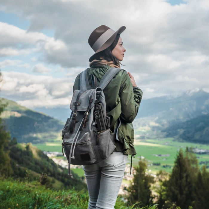 Selfie stick Statyw Wozinsky WST-360YS z automatycznym śledzeniem twarzy 360° AI sterowanie gestami Czarny