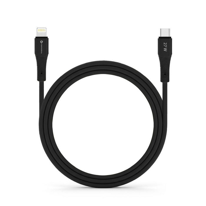 Kabel USB C do Lightning Forcell F-Energy PD 3A 27W Silicone 1 m C346 czarny
