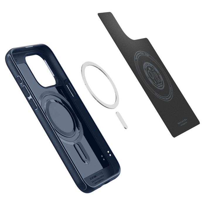Etui Spigen Mag Armor Magsafe iPhone 15 Pro Navy Blue Case