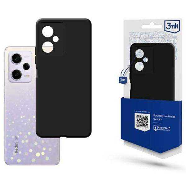 Etui 3MK Matt Case Xiaomi Redmi Note 12 czarny/black