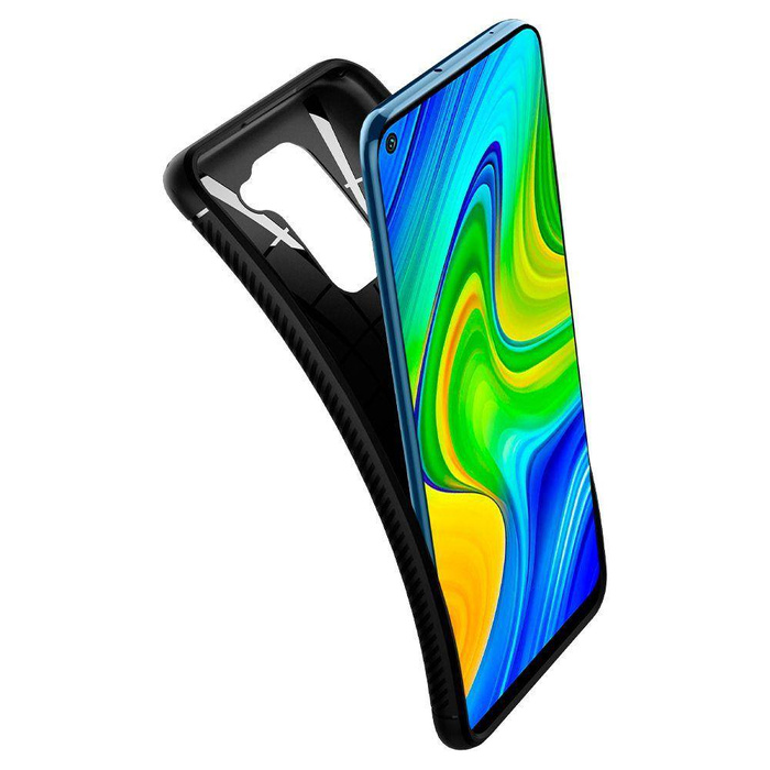 Etui SPIGEN Xiaomi Redmi Note 9 / Redmi 10X Rugged Armor Matte Black Czarne Case