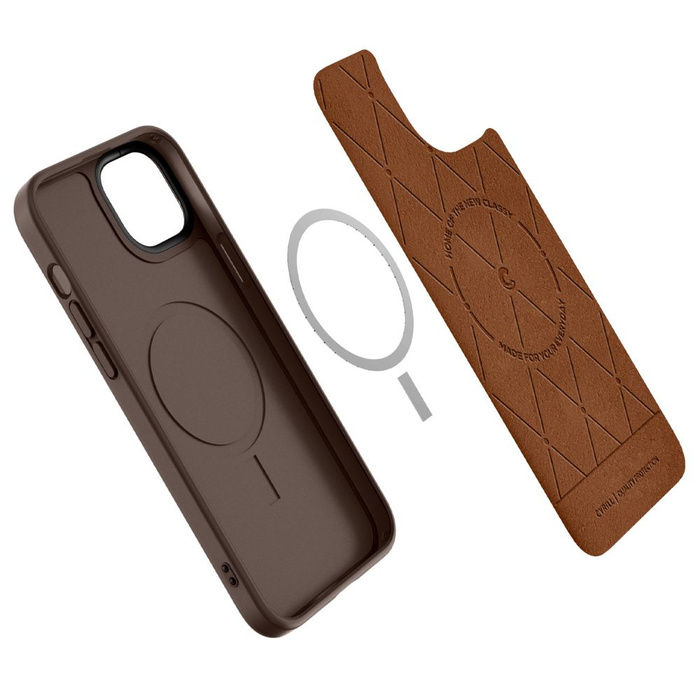 Etui Spigen iPhone 14 Plus Cyrill Kajuk Mag Magsafe Saddle Brown