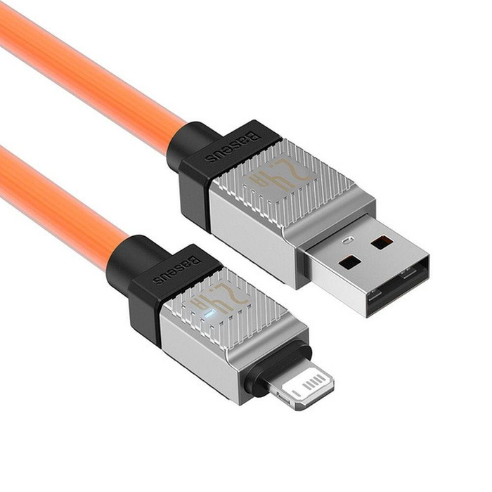 BASEUS kabel USB do Apple Lightning 8-pin CoolPlay 2,4A 2m pomarańczowy CAKW000507