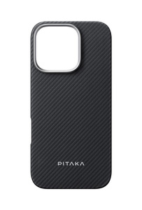 Pitaka Ultra-Slim Case, Black/Grey Twill - iPhone 16 Pro Max